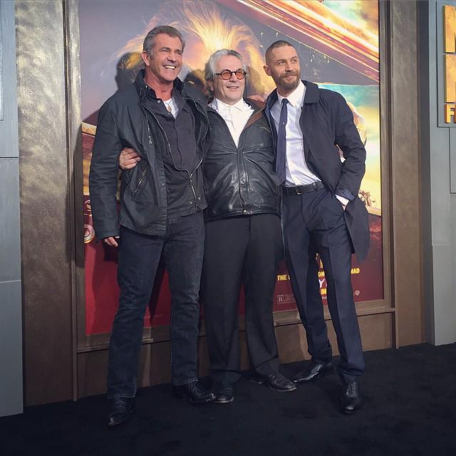 MadMaxMovie's tweet photo. From one Max to the next. Mel Gibson makes a surprise appearance at the #MadMax premiere! http://t.co/l2vledbInG