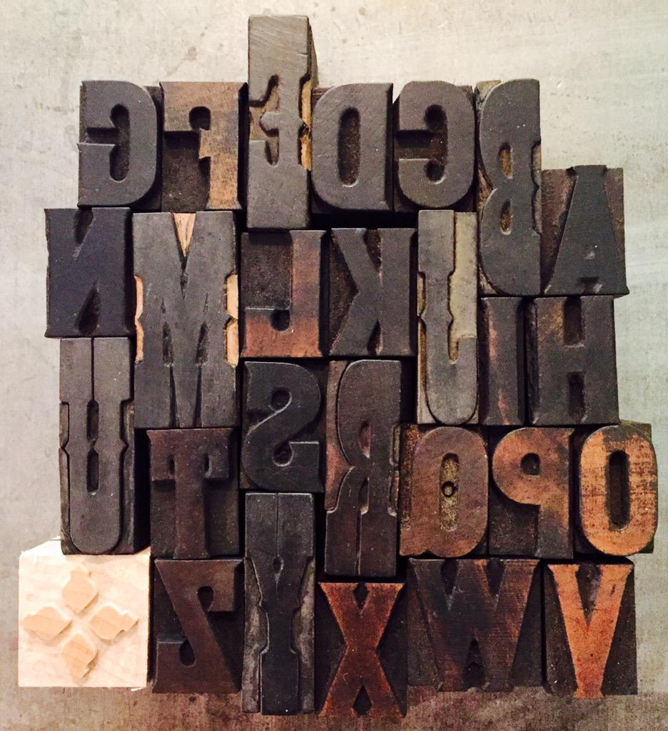 letterpressfilm's tweet photo. It's important to teach your kids the ABCs. Backwards. #wrongreading #letterpress http://t.co/jUBc1TVEA0