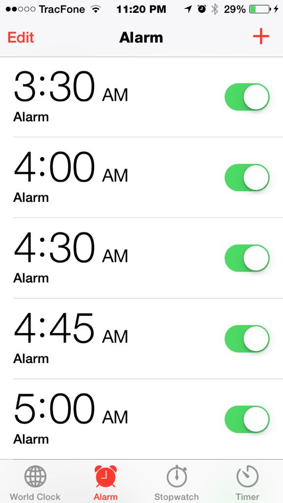 mlolson11's tweet image. When you need to make sure you are up in time to study for that 8AM Final