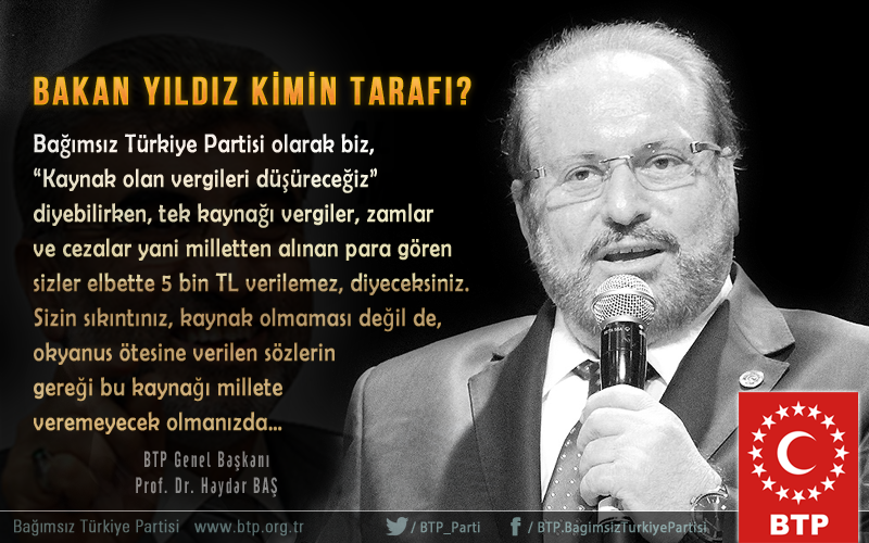 BTP_Parti's tweet photo. BAKAN YILDIZ KİMİN TARAFI? | Prof. Dr. Haydar Baş
http://t.co/eQWcg03Ac3
#AnneOlmak #analargülsün Hayırlı Cumalar http://t.co/4fs7a7vaJP