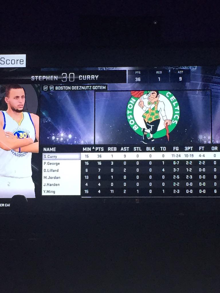 SkulliniBoneZ's tweet photo. #PDMVP PD Curry For The Win @CashNastyGaming @Ronnie2K @LD2K @NBA2K @StephenCurry30 http://t.co/APaPj69Hgs