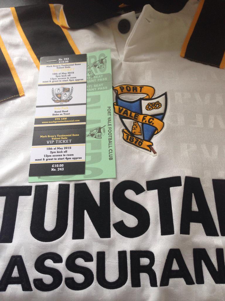 <a href="/robbiewilliams/">Robbie Williams</a> <a href="/mark_grew/">Mark Grew</a> <a href="/portvale/">Port Vale</a> Look where I am off to on Sunday #VIP