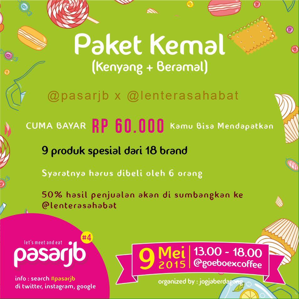 JogjaUpdate's tweet photo. undur sarapanmu dan jadilah makin ganteng dengan traktir gebetan n teman2 + keluarga di #pasarjb http://t.co/tgEjGPtQmT