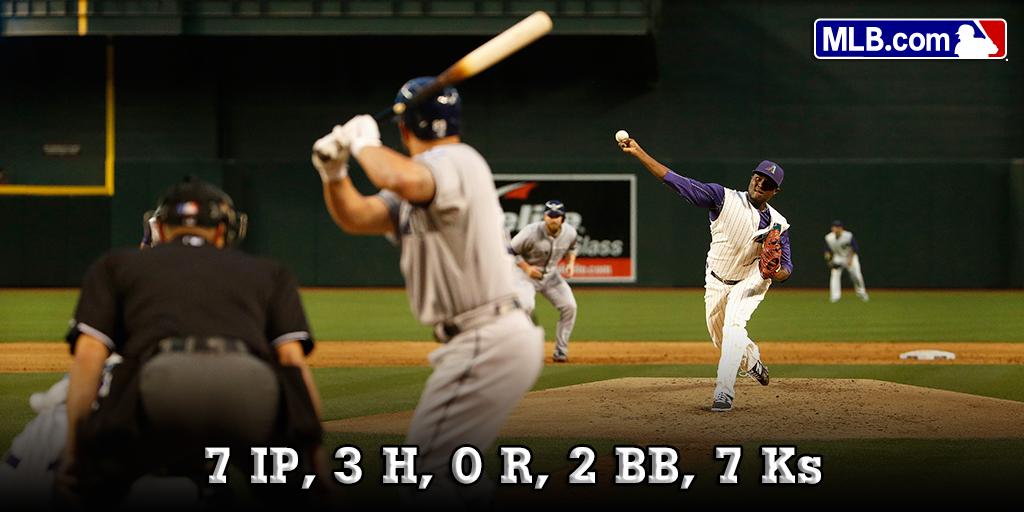 MLB's tweet photo. Rubby with a GEM: http://t.co/1YCHF0jlr1 #LightsOut

Get it? 
… We’ll show ourselves out. http://t.co/E2jhjDscf0