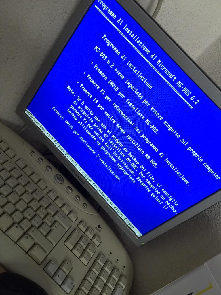 cr1s1um's tweet image. Quanti anni sono passati? Amo il mio lavoro riesce sempre a sorprendermi! #vaSystems.it #MsDOS #nostalgia