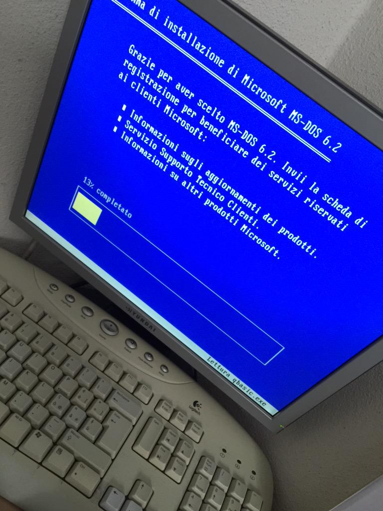 cr1s1um's tweet image. Quanti anni sono passati? Amo il mio lavoro riesce sempre a sorprendermi! #vaSystems.it #MsDOS #nostalgia