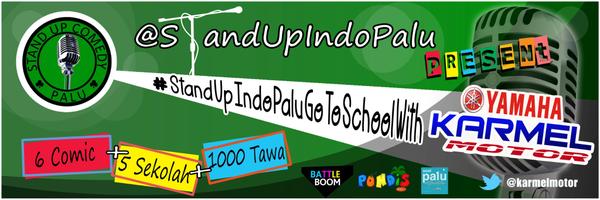 StandUpIndoPalu's tweet photo. BESOK !!! #StandUpComedyGoToSchoolWithKARMELMOTOR at SMA MADANI PALU. Siapppppppppp ?? @SmadaniHigh @MDN8Batch http://t.co/enlHhYmV1E