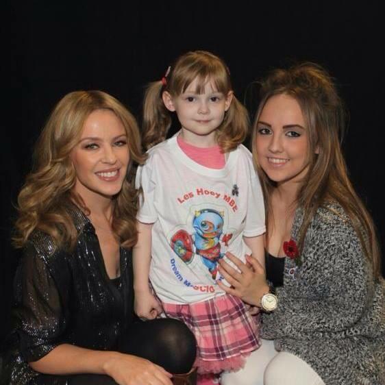 Hi <a href="/kylieminogue/">Kylie Minogue</a>, 5yr old Ruby who met you last year has just had a clear brain scan xx