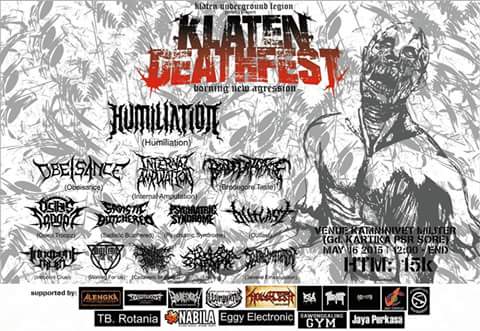 OUTLAST666_'s tweet photo. Waaahh 1 minggu lagi klaten deathfest ! With @humiliationINA  @Obeisance_DM  
Kita ikut meramaikan lho !
See u !! http://t.co/l15TU7v1fR