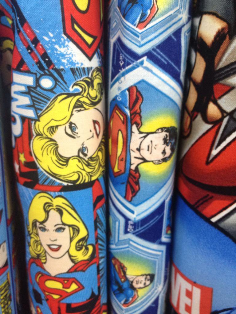 mytreecookie's tweet photo. Fun fabric for a super kid #lensmill @morninglive http://t.co/B6CXrxuaVW