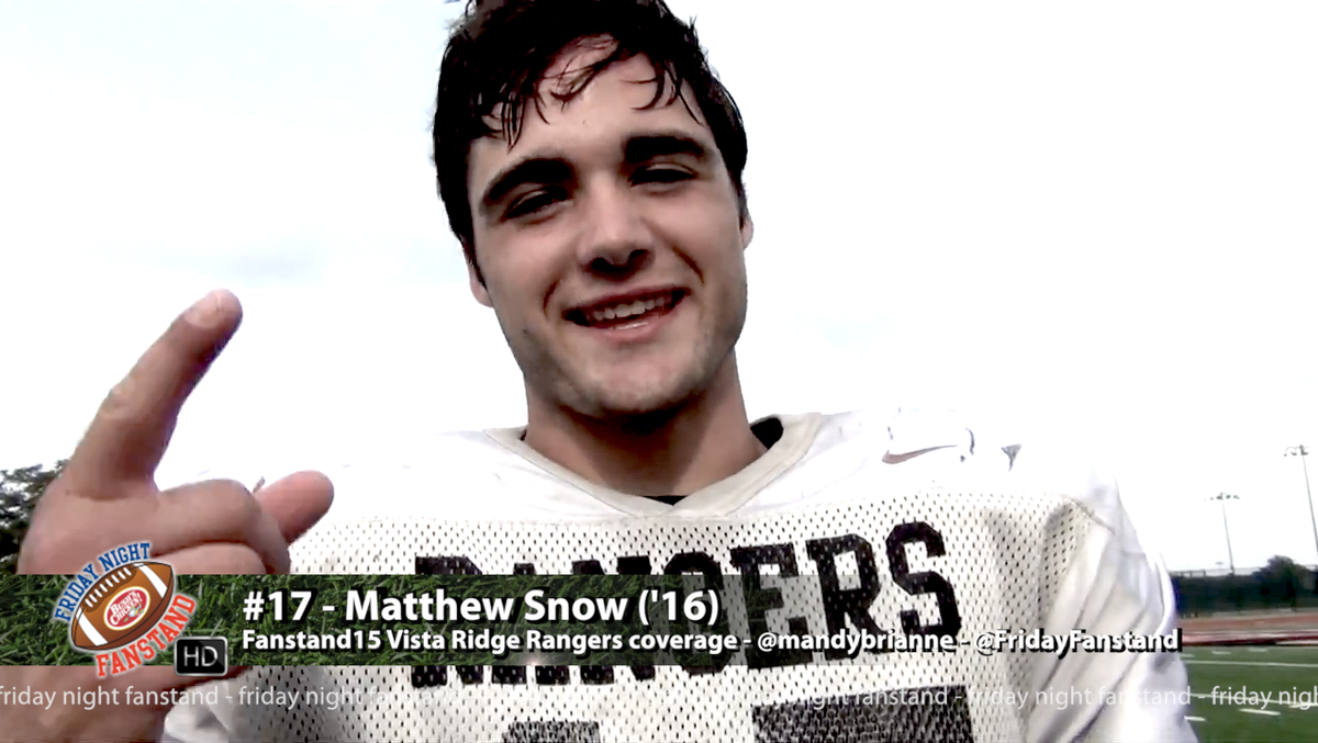 FanstandATX's tweet photo. Let it Snow with QB1 #VistaRidge #SpringCamp15 http://t.co/ef0Q0hFXyQ