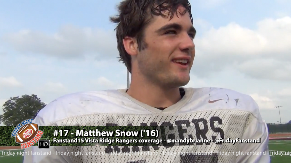 FanstandATX's tweet photo. Let it Snow with QB1 #VistaRidge #SpringCamp15 http://t.co/ef0Q0hFXyQ