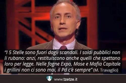 freadingblog's tweet photo. #Travaglio: #M5S unico partito onesto. #Pd sempre coinvolto nello schifo. Ha ragione? http://t.co/Llph6JbHlT