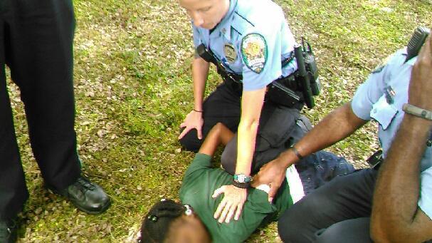 splcenter's tweet photo. A 10-year-old African-American student diagnosed with autism ended up handcuffed, face down. http://t.co/e6enBjWYkQ http://t.co/OdNLcUSzDO