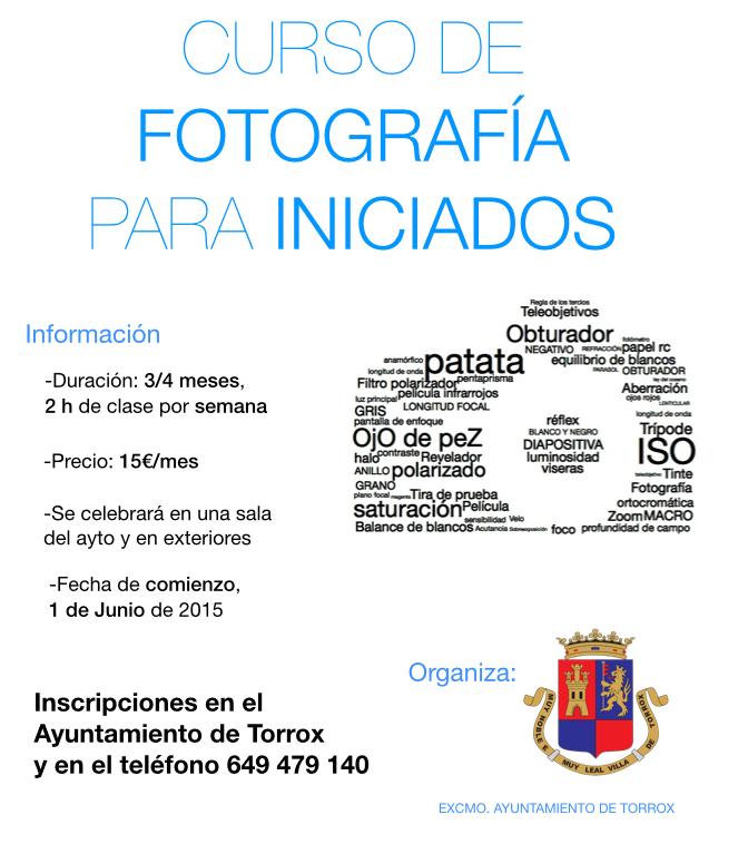 CulturaTorrox's tweet photo. Si te gusta la #fotografía podría interesarte este curso. http://t.co/MdkBkMozQQ
