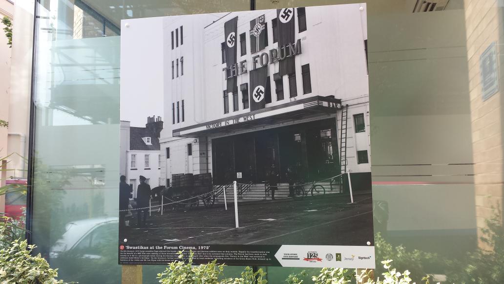alexbelcher's tweet photo. Proud to support #Liberation70 forum cinema @forum3je @DigitalJersey @PolygonCI @jpmorgan @JTsocial @Stonehage_Group http://t.co/YnunzDmyqD
