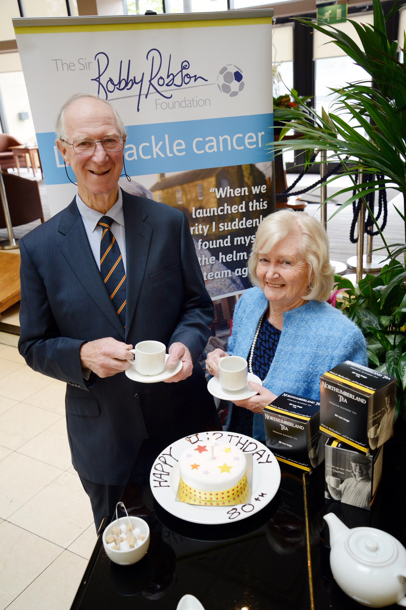 Happy 80th birthday to our wonderful supporter, football legend, Jack Charlton!  