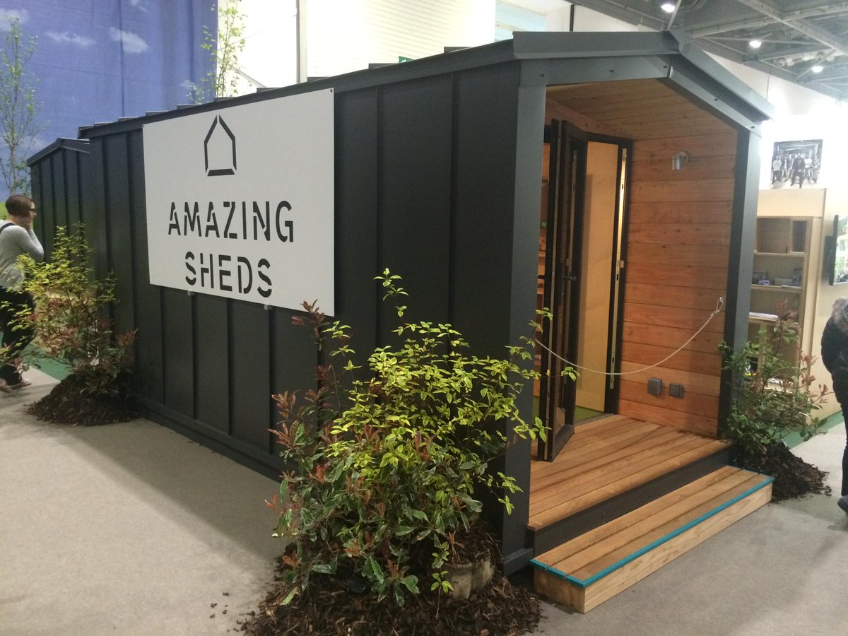 Head to #GDL this weekend to check out the <a href="/AmazingSheds/">Amazing Sheds</a> -  a creation between <a href="/MrGeorgeClarke/">George Clarke</a> and <a href="/william_hardie/">William Hardie</a>