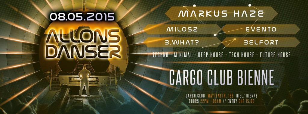 DJ_Evento's tweet photo. Looking forward to my gig tonight at Cargo Club Biel! My playtime: 01:20-03:00 
#allonsdanser http://t.co/XBhBrr3u0n