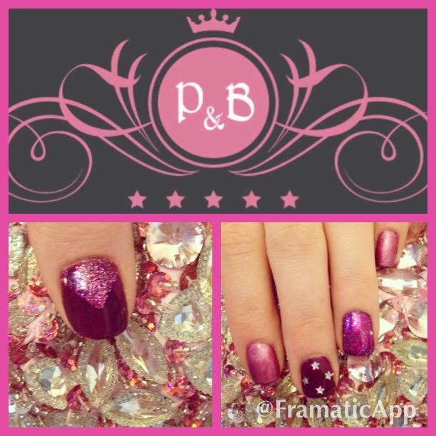 PolishedBronzed's tweet photo. #purplenails #blingnails #glitter http://t.co/N7djLImQIC