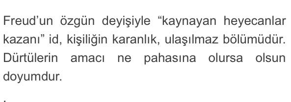 Cengiz Güleç'in makalesinden müthiş bir Freud tanımlaması "Kaynayan heyecanlar kazanı"