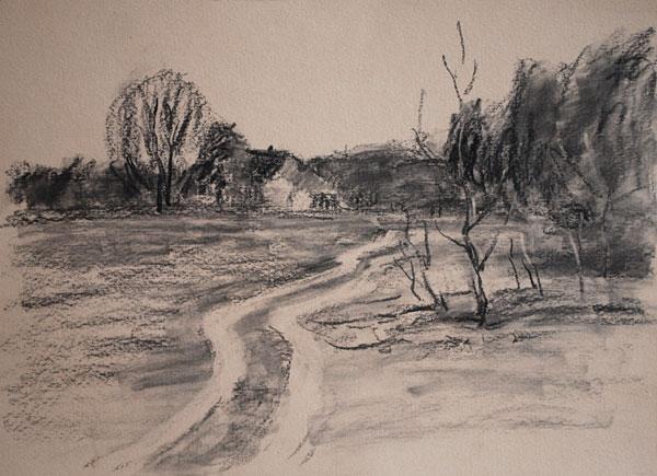 lenakurovska's tweet photo. charcoal on paper http://t.co/G2mCOy2a9I