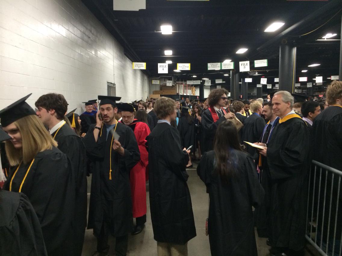 foucaultwelles's tweet photo. Graduates lining up! @Northeastern #CAMD #graduation http://t.co/RO7WdrqjR3