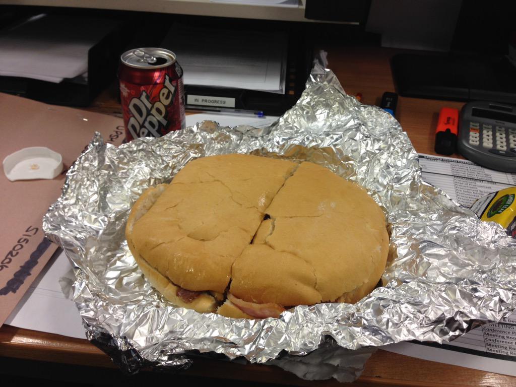 Now that's what I call a Sarnie !! #swivels #biggerthanmyhead