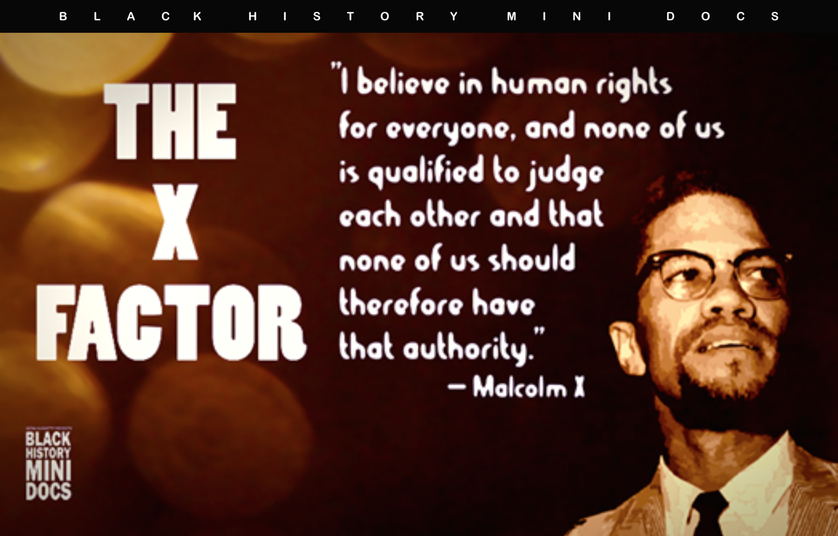 BlackHistoryMD's tweet photo. Human rights for everyone - Malcolm X - X month #XMONTH http://t.co/4sTPO1r5Ts