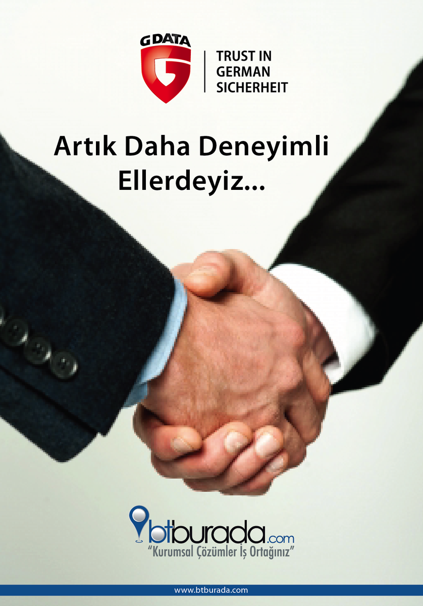 btburada's tweet photo. Ağınız G Data ile güvenlik altında. http://t.co/l2HEMPuFFe