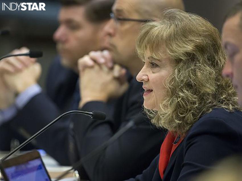 indystar's tweet photo. The State Board of Education meeting was contentious again. http://t.co/9wi5AZBPOs http://t.co/FW3xraGUrv