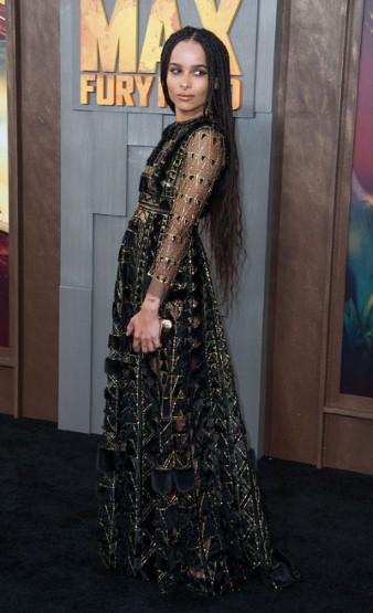 SpellMagazine's tweet photo. How amazing did Zoe Kravitz look at last night's Mad Max premiere? #GoGoth http://t.co/jGjtZKJld0