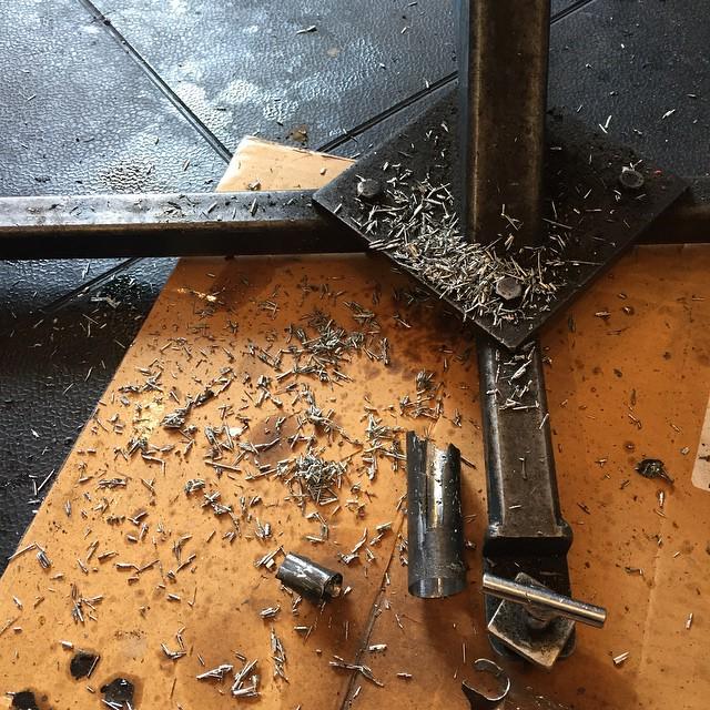 18bikes's tweet image. Not much fun, but at least it went well! #brokenseatpost #reaming #wefixbikes