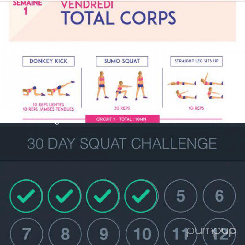boucaumont's tweet photo. On se motive ! 💪🏻💪🏻
#TBC + #SquatsChallenge #FullBody @PumpUp #TeamPumpUp http://t.co/J3Fsq0LgG1