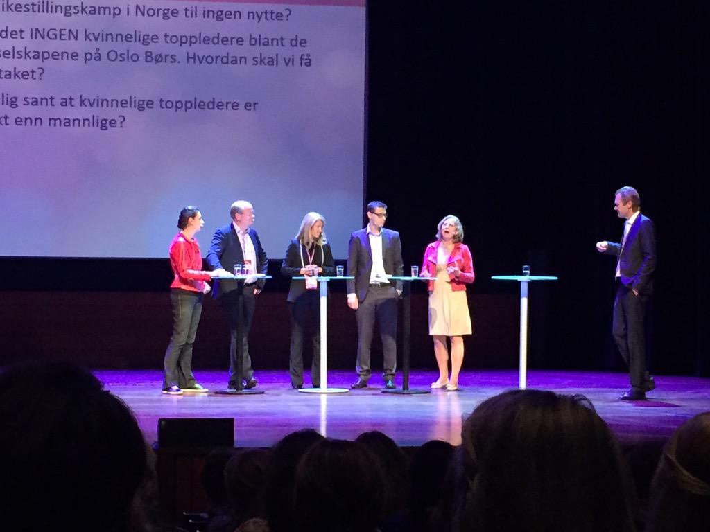 Paneldebatt 40 år med likestilling i Norge til ingen nytte? #inspirasjonsdagen2015 @BeritSvendsen <a href="/gauteeng/">Gaute Engbakk</a>