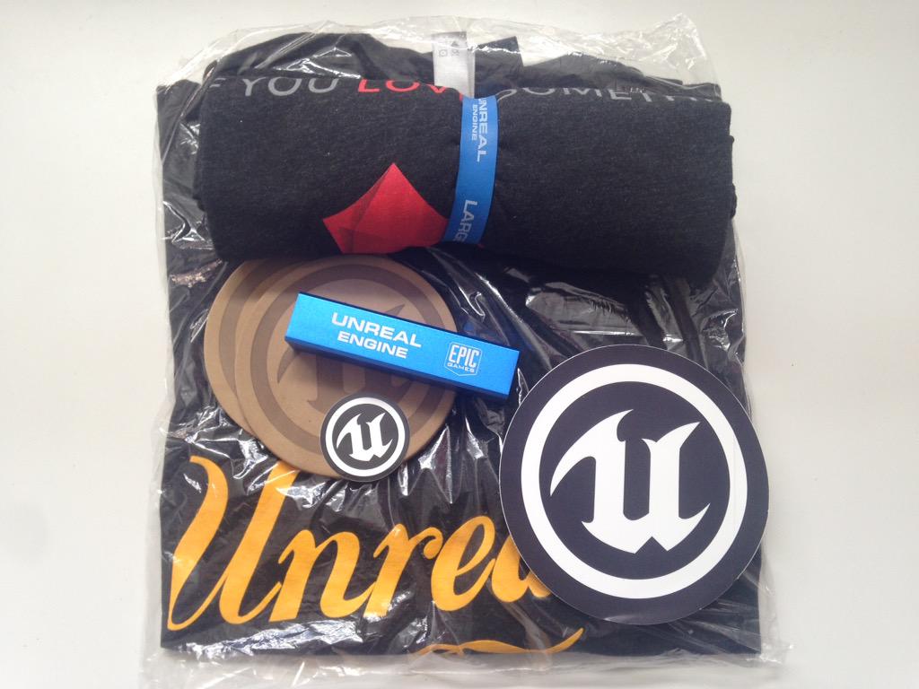 moritzw's tweet image. Look what just came in - perfect timing for the last day of #FMX2015! You guys are the best @UnrealEngine @EpicGames