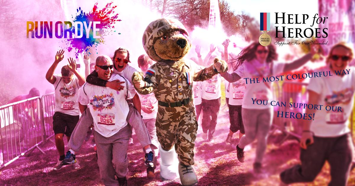 HelpforHeroes's tweet photo. We're getting excited ahead of this weekends @RunorDyeUK #London! Join us there http://t.co/PDtPPunxVW #RunwithHeroes http://t.co/t8OnttJi40