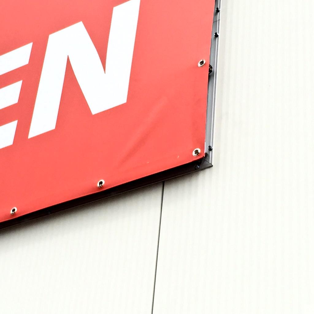 Halloreclame's tweet photo. XXL Spandoek in "onzichtbaar" frame voor @Drost_Instal

#kuchentreff #Alno #keukens #Wezep #Wapenveld #banner http://t.co/aNEtTJLx3G