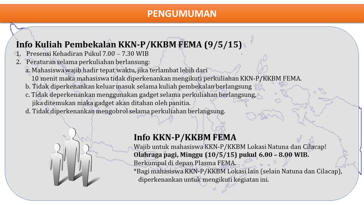 Info KKN-P/KKBM FEMA 2015 (Penting!) <a href="/NutriSci49/">Ilmu Gizi 49 IPB</a> <a href="/NewIkk49/">IKK49 IPB</a> <a href="/kpm49ipb/">SKPM 49 IPB</a> @HIMAGIZI <a href="/HIMAIKO_IKK/">HIMAIKO IPB</a> <a href="/HIMASIERA/">HIMASIERA</a> <a href="/bemfema/">BEM FEMA IPB</a>