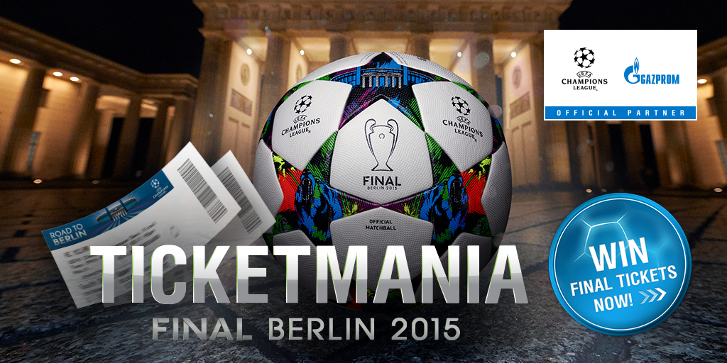 aisdoaibu_'s tweet photo. RT @ChampionsLeague: Win tickets for the #UCLfinal in Berlin with Ticketmania! Join now! http://t.co/35jYIVZPns http://t.co/5lADMOJ2kP