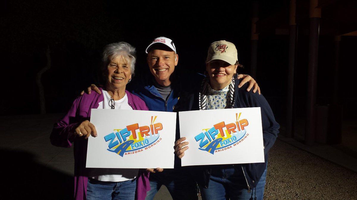 Early zip trippers at 4:45 a.m.! #fox10azam <a href="/PeoriaAZ/">Peoria, AZ ☀️</a> Rio Vista Park