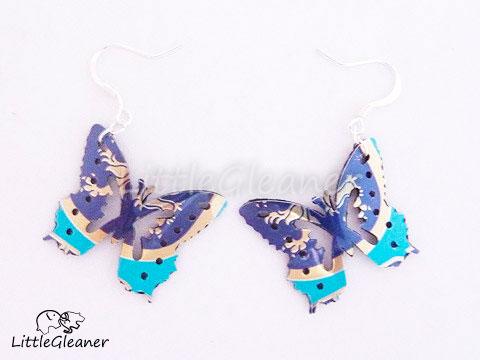 LittleGleaner's tweet photo. https://t.co/4ZozsGA874 Butterfly earrings made from beer can #Lowenbrau #beercan #earrings #butterfly #recycled http://t.co/Hf0xid3jsU