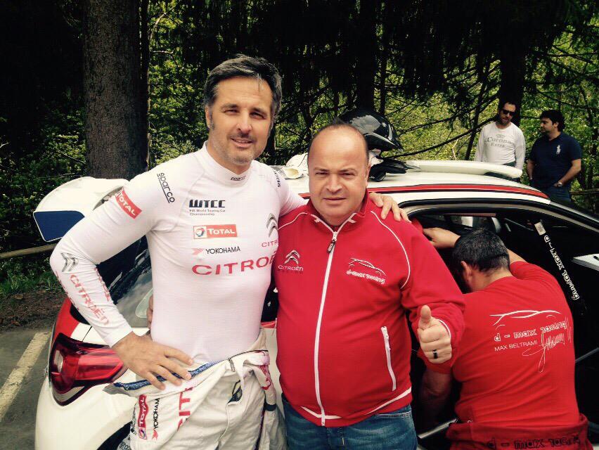 Dmax racing con Yvan Muller 4 volte campione del mondo WtCC test pre rally du chablais  sulla Citroen DS3 R5 !