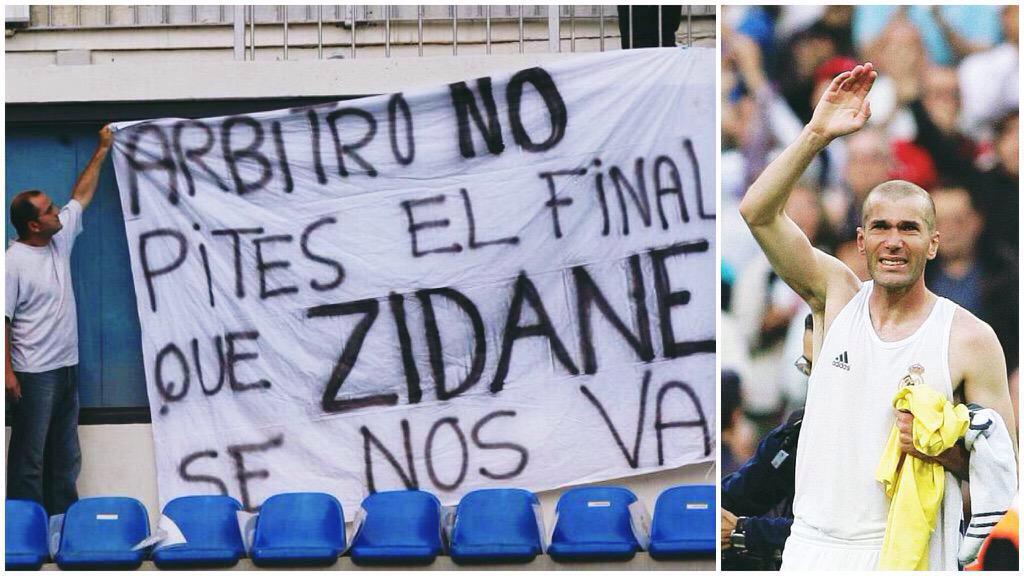 OtroMerengue's tweet photo. Hoy pero hace 9 años Zidane jugaba su último partido con el Real Madrid, No te olvidamos Mago!! http://t.co/3a4ewMeE4u
