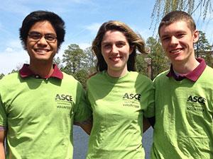 TheDewberryWay's tweet photo. Amy Bird, Beau Mackie, &amp; Ryan Abalos registered &amp; scored entries of @ASCETweets' Popsicle Stick Bridge Competition http://t.co/s5hqyuW8AQ