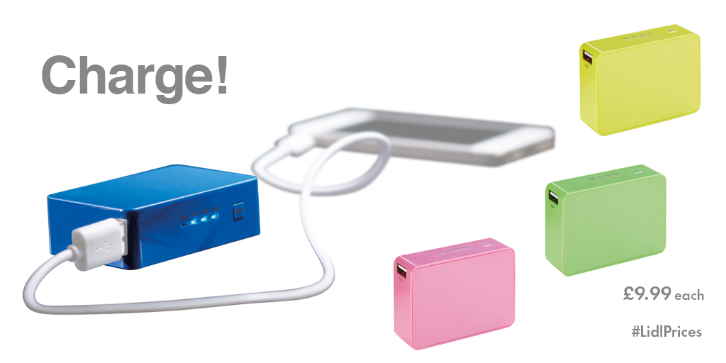 LidlGB's tweet photo. Mobile phone power banks make it possible to watch EVEN MORE CAT VIDEOS on the go. RT + follow us to win one. http://t.co/p4KgLTMSAT