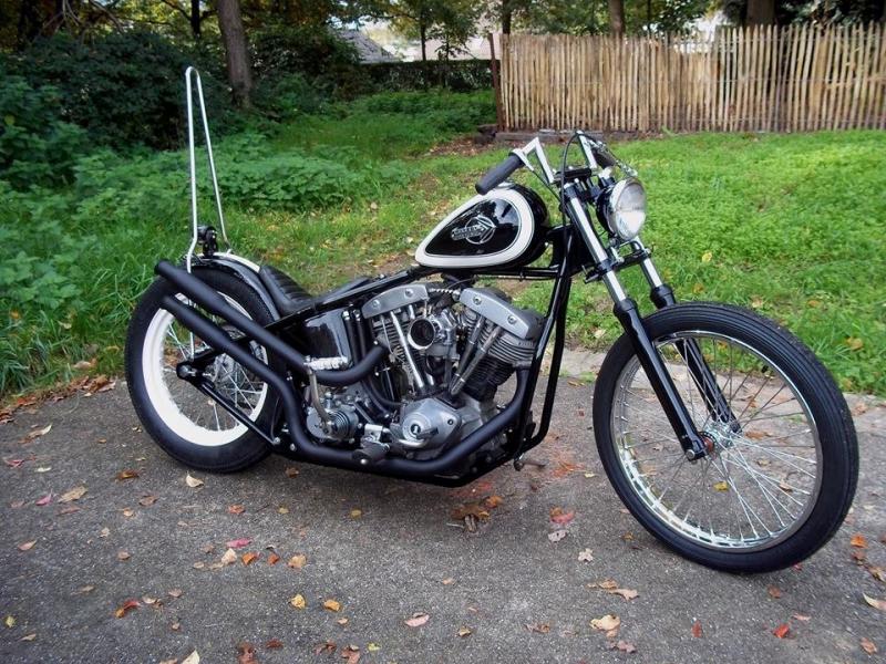 choppertown's tweet photo. Danny Franssen's '78 Shovelhead - 2nd place in the Harley Bobber category of this year's #C3BC - congrats! http://t.co/gBnU0Aqd6q