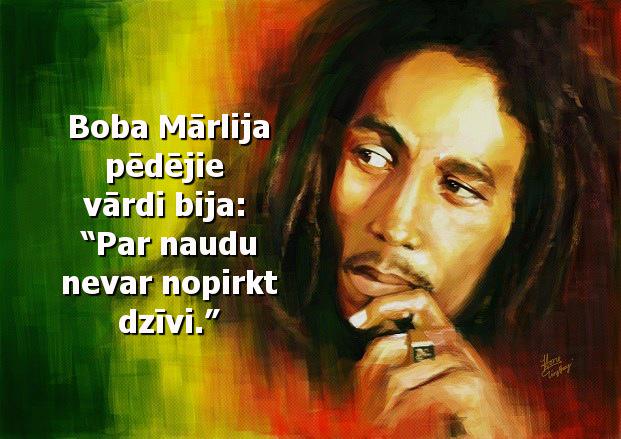 FactbookLV's tweet photo. Boba Mārlija pēdējie vārdi. http://t.co/URyl8cTWJc