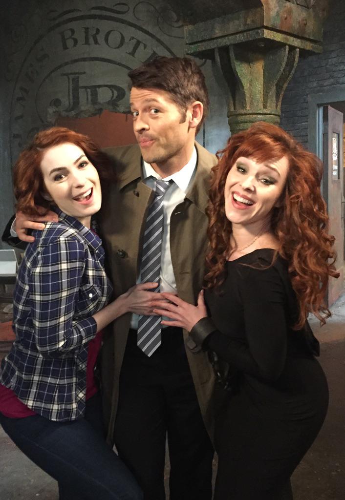 mishacollins's tweet image. @Feliciaday, Hope we find a magic elixir of resurrection. U (&amp;amp;Charlie by the transitive property) are the bees knees.