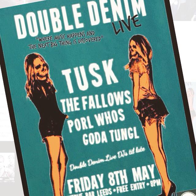 DoubleDenimLive's tweet photo. TONIGHT @VerveMariachi (downstairs) @wearethefallows Porl Whos GODA TUNGL  @TUSKOFFICIALUK FREE ENTRY #DDLive http://t.co/ecYa43Y2ET